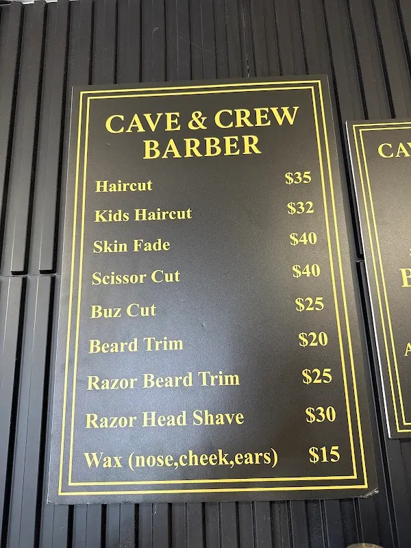 CAVE AND CREW BARBER — Barber shop in San Diego